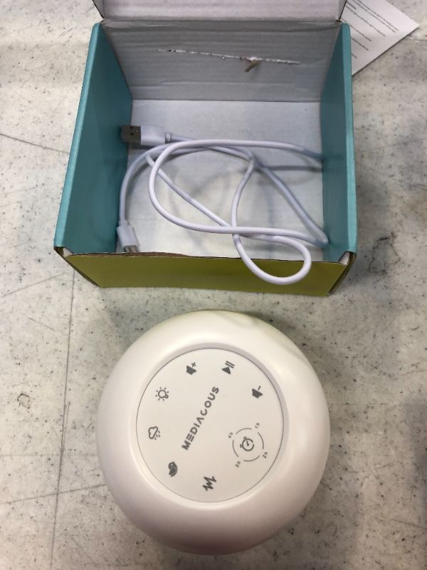 Photo 1 of MEDIACOUS WHITE NOISE MACHINE 