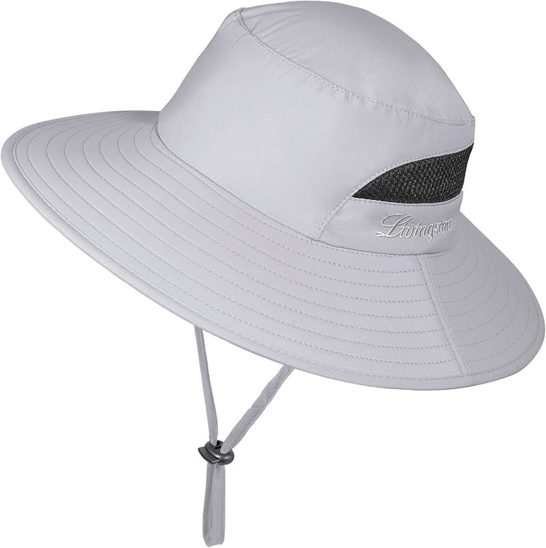 Photo 1 of  Sun Hats for Men Wide Brim Bucket Hat for Fishing Hiking Garden Safari Camping