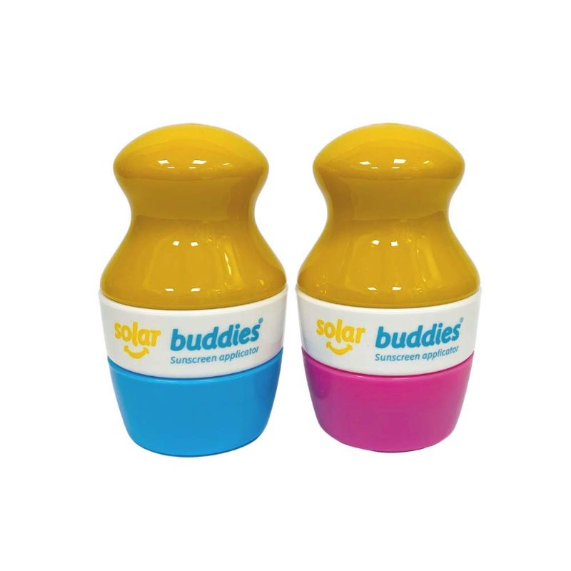 Photo 1 of Duo PB Solar Buddies Refillable Roll On Sponge Applicator For Kids, Adults, Families, Travel Size Holds 100ml Travel Friendly for Sunscreen, Suncream and Lotions
