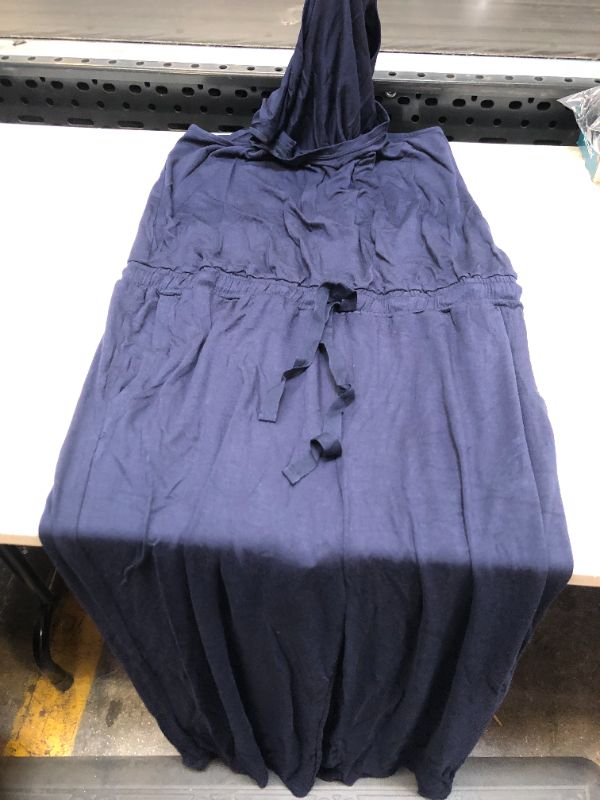 Photo 2 of Amazon Essentials Women's Sleeveless Scoopneck Wide-Leg Jumpsuit Rayon Blend Navy Large
