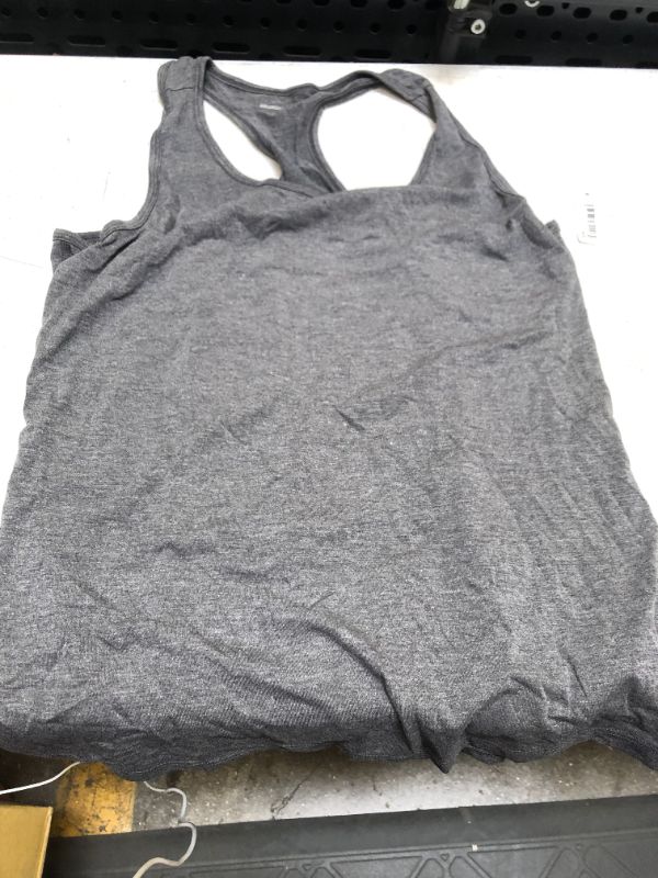 Photo 2 of Amazon Essentials Women's Studio Relaxed-Fit Racerback Tank, Multipacks- SIZE L 
