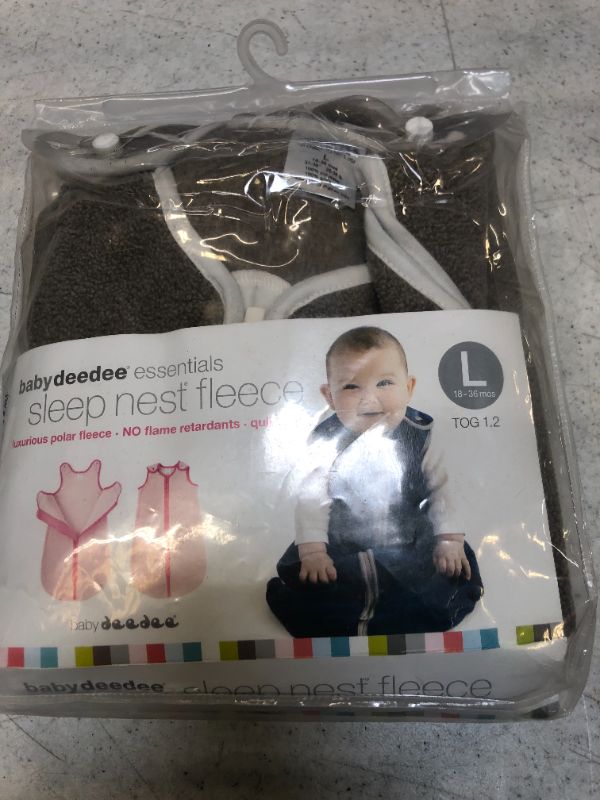 Photo 1 of baby deedee Sleep Nest Fleece - Mocha - Large - 18-36M