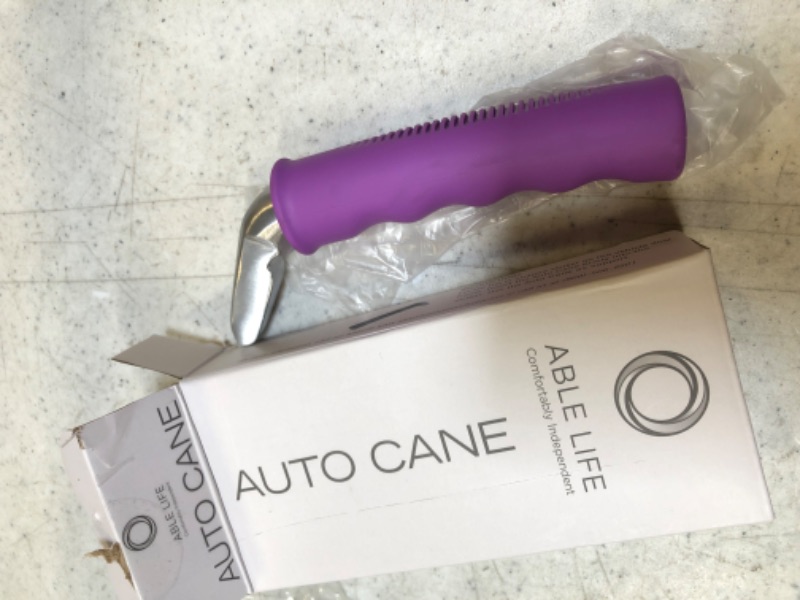 Photo 2 of Able Life Auto Cane, Portable Vehicle Support Handle, Standing Mobility Aid, Car Assist Cane Grab Bar, Lavender