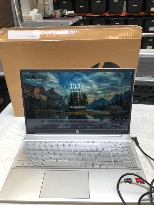 Photo 4 of 2022 HP Pavilion 15.6" FHD Touchscreen Laptop, AMD Ryzen 7-5825U Up to 4.5GHz Processor (Beat i7-1180G7), 32GB RAM, 1TB PCIe NVMe SSD, Backlit Keyboard, USB-A&C, Fast Charge, Windows 11, Silver