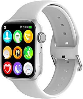 Photo 1 of Smart Watch for Android iOS Phones Compatible with iPhone Samsung, HCHLQL 1.75 Inch Touchscreen Fitness Tracker Bluetooth Smartwatch with Call/SMS/Heart Rate/Pedometer for Men Women Kids (White)
