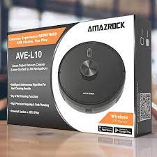 Photo 1 of Amazrock Smart Robot Vacuum and Mop with Mapping Technology AVE-L10 (LIDAR Navigation) | APP Control & 2000Pa Strong Suction Robotic Vacuum Cleaner | Pet Hair, Hard Floor to Carpet | No-Go Zone, WiFi
