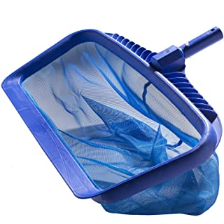 Photo 1 of AnSun Upgraded Pool Skimmer Net, Heavy Duty Leaf Rake for Cleaning Swimming Pool & Pond, Fine Mesh Deep Bag Catcher with Strong Plastic Frame
