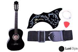 Photo 1 of 39" Acoustic Steel String Spanish Guitar Kit with Accessories Student Instrument
