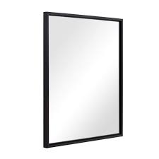 Photo 1 of Andy Star Bathroom Mirror, Clean Large Modern Black Wooden Frame Wall Mirror, 30x40x2 Inch (FACTORY SEALED BRAND NEW, OPEB FOR PICTURES)
