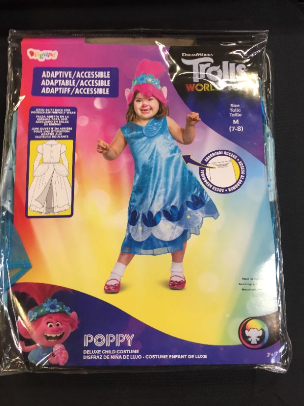 Photo 1 of Kids Trolls Poppy Adaptive Costume
SIZE MEDIUM 7/8