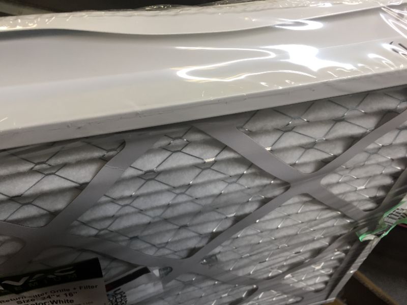 Photo 1 of 24" X 16" Return Air Filter Grille * Filter Included * - Removable Face/Door