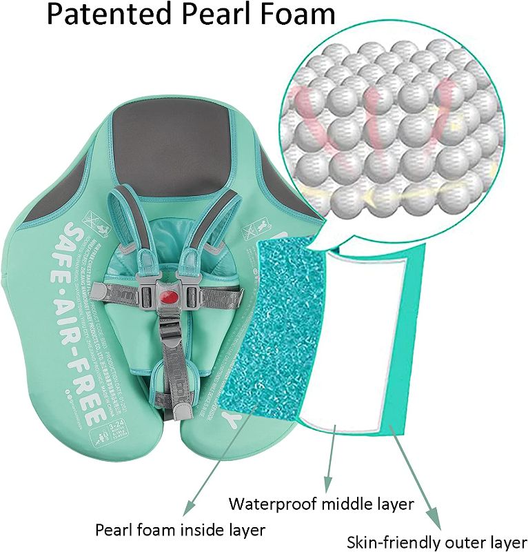 Photo 1 of Mambobaby Float Non-Inflatable Baby Pool Float Solid Infant Pool Floats Swim Trainer for 3-24 Months (USED BUT LOOKS NEW)