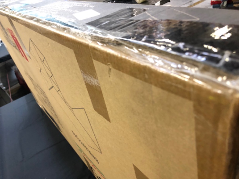 Photo 1 of 47.3 in. Rectangular White Writing Desks with Storage, Wood [ FACTORY SEALED / OPENED FOR IMAGES ONLY ]

