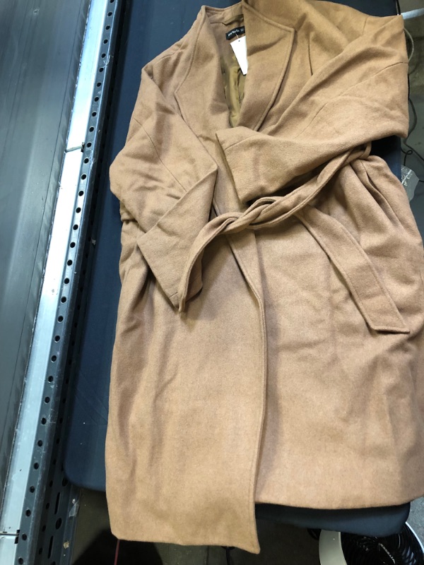 Photo 1 of WOMENS BROWN TRENCH COAT SIZE LARGE 