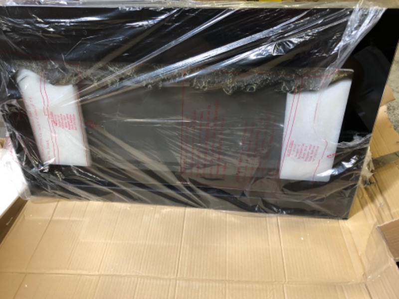 Photo 2 of ELECTRIC FIREPLACE 33X 20 INCH WITH REMOTE AND CLEAR ROCKS [FACTORY SEALED BRAND NEW ] OPENED FOR IMAGES AND INSPECTION 