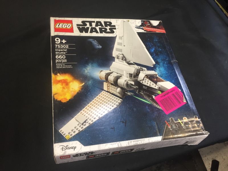 Photo 3 of LEGO Star Wars Imperial Shuttle 75302 Building Kit; Awesome Building Toy for Kids Featuring Luke Skywalker and Darth Vader; Great Gift Idea for Star Wars Fans Aged 9 and Up, New 2021 (660 Pieces)
box is damaged