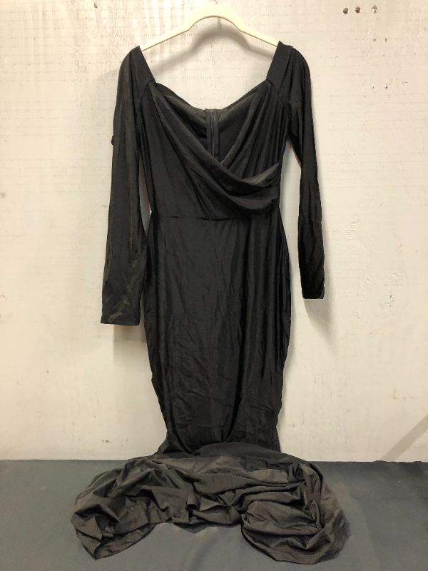 Photo 1 of LONG BLACK HALLOWEEN COSTUME DRESS L/M