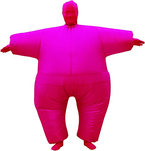 Photo 1 of Adult Inflatable Full Body Jumpsuit Cosplay Costume Halloween Funny Fancy Dress Blow Up Party Toy