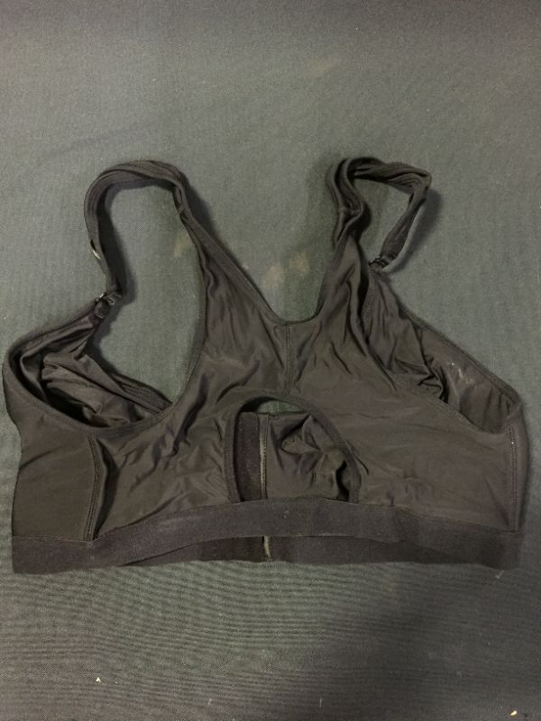 Photo 4 of SHAPERX Women‘s Post-Surgery Front Closure Brassiere Sports Bra 2XL SMALL DEODORANT STAIN 
