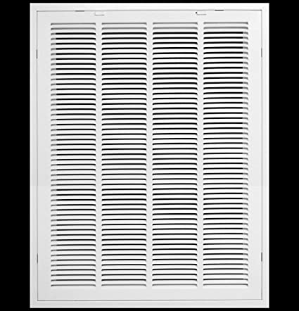 Photo 1 of 20" X 30" Return Air Filter Grille - Filter Included - Easy Plastic Tabs for Removable Face/Door - HVAC Vent Duct Cover - White [Outer Dimensions: 21.75w X 31.75h]
MINOR DAMAGES TO BOX DUE TO EXPOSURE