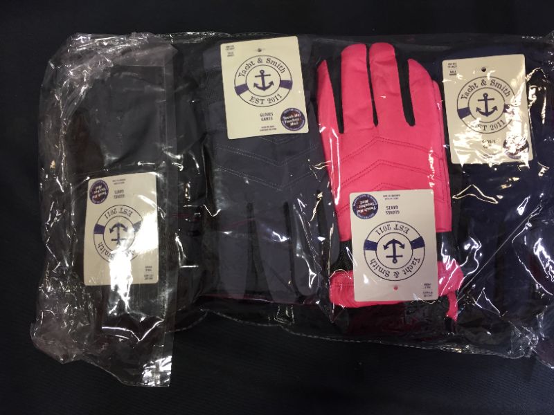 Photo 1 of YACHT & SMITH 12 PACK MULTI COLOR GLOVES