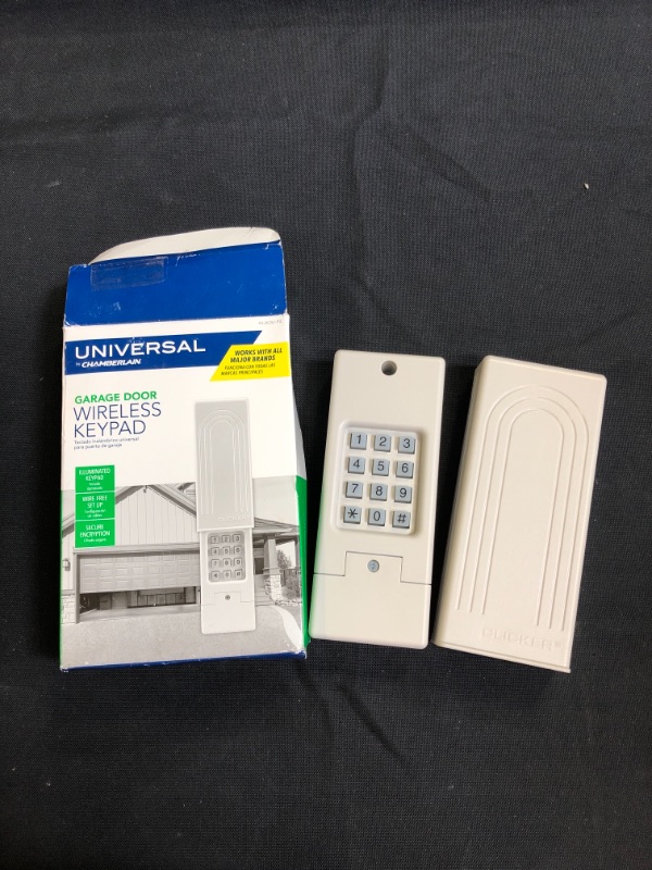 Photo 1 of Chamberlain Universal Clicker Garage Door Keypad
