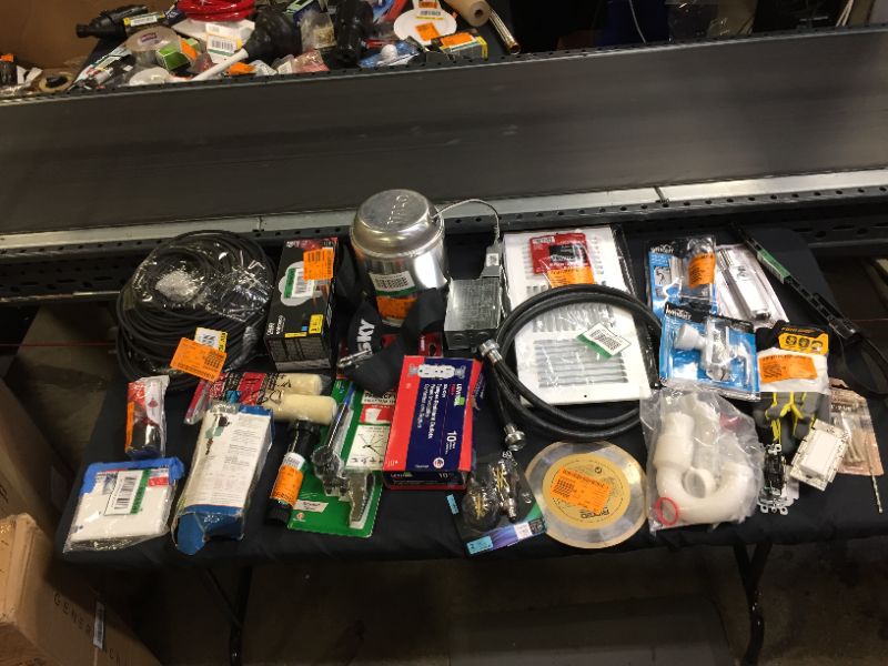 Photo 1 of FINAL SALE----- VARIOUS HOUSEHOLD, TOOLS & APPLIANCES BUY AS IS (DAMAGES TO PACKAGING, MISSING PIECES)