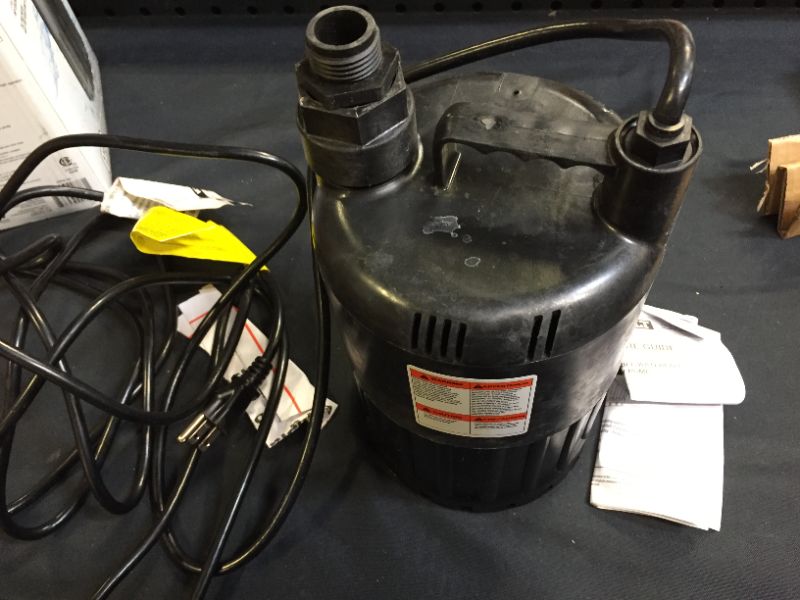 Photo 4 of Everbilt
1/2 HP Waterfall Submersible Utility Pump