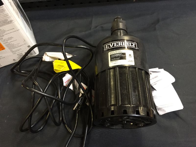 Photo 3 of Everbilt
1/2 HP Waterfall Submersible Utility Pump