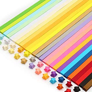 Photo 1 of 2700 Sheets Origami Stars Papers,Aierliusa Origami Star Paper Strip Package, Origami Paper Stars, 27 Colors, 2700 Stripes (2700 Sheets)
