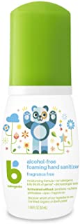 Photo 1 of Babyganics Alcohol-Free Foaming Hand Sanitizer, On-The-Go, Fragrance Free, 1.69 oz, Packaging May Vary

