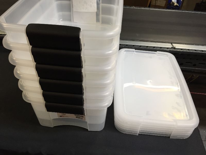 Photo 2 of 18-Qt. Latch Storage Box(SIX PACK)