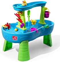 Photo 1 of Step2 Rain Showers Splash Pond Water Table | Kids Water Play Table with 13-Pc Accessory Set. Scratches and Scuffs on Item, Moderate Use, May Be Missing Accessories. 
