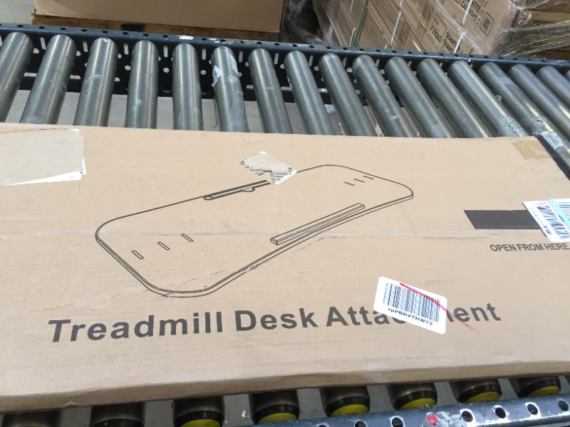 Photo 1 of 3ftx15inch Treadmill Desk Attachment. Small Chip on Plastic As Shown in Pictures. Box Packaging Damaged. 