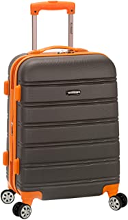 Photo 1 of Rockland Melbourne Hardside Expandable Spinner Wheel Luggage, Charcoal, Carry-On 20-Inch