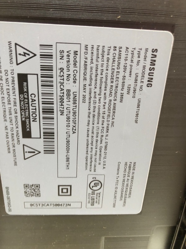 Photo 6 of SAMSUNG 85-Inch Class Crystal 4K UHD AU8000 Series HDR Smart TV with Alexa Built-in, 3 HDMI Ports, Motion Xcelerator, Tap View, PC on TV, Q Symphony (UN85AU8000FXZA, 2021 Model)
