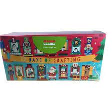 Photo 1 of CASE OF 5- -12-in-1 Craft Kit Advent Calendar Kit Mondo Llama Crafting 12 Items