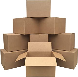 Photo 1 of Amazon Basics Cardboard Moving Boxes - 10-Pack, Medium, 18" x 14" x 12"