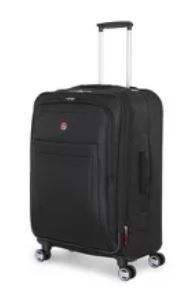 Photo 1 of SWISSGEAR Zurich Softside Medium Checked Spinner Suitcase 24in