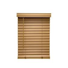 Photo 1 of 2" Traditional Cordless Faux Wood Blinds