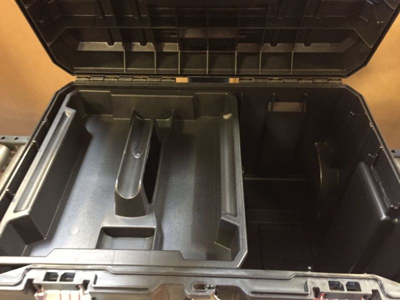 Photo 2 of DEWALT Tool Box with Wheels, TSTAK, Deep Box (DWST17820) , Black, Deep Box With Wheels
