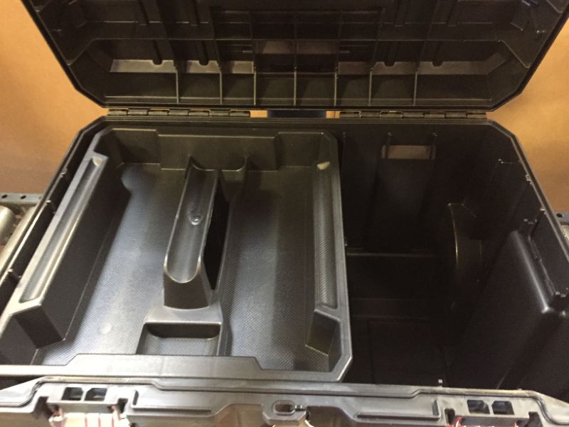 Photo 1 of DEWALT Tool Box with Wheels, TSTAK, Deep Box (DWST17820) , Black, Deep Box With Wheels
