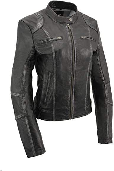 Photo 1 of Milwaukee Leather SFL2830 Women's Black Sheepskin Scuba Style Moto Jacket
SIZE SMALL 