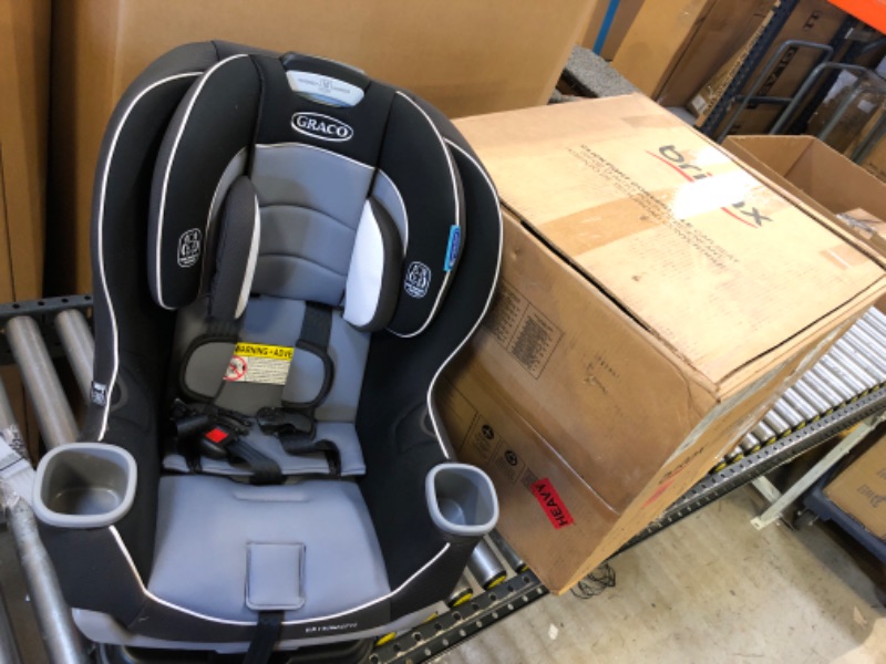 Photo 2 of Graco Extend2Fit Convertible Car Seat, Ride Rear Facing Longer with Extend2Fit, Gotham
