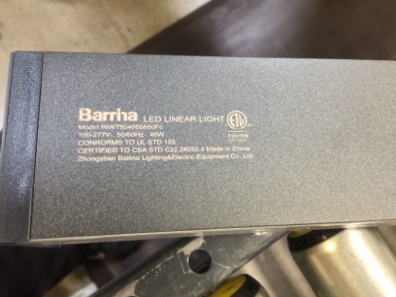 Photo 3 of Barrina LED Linear Light with Remote Control, 4ft 45W, (Pack of 4)
