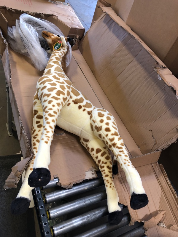 Photo 2 of Melissa & Doug Giant Giraffe - Lifelike Stuffed Animal (over 4 feet tall)