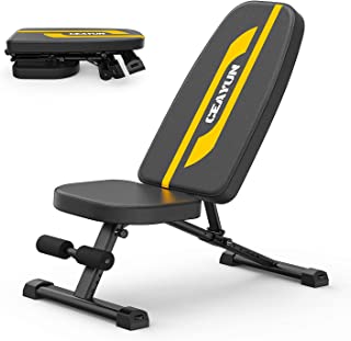 Photo 1 of CEAYUN Adjustable Weight Bench Press, Foldable Workout Bench for Full Body, Inclin Decline Utility Exercise, Strength Training Benches for Home Gym