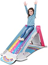 Photo 1 of Pop2Play Kids Slide Indoor Playground for Toddlers – StrongFold Technology Cardboard Toddler Slide (Rainbow)