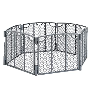 Photo 1 of Evenflo Versatile Play Space 6 PANEL GRAY
