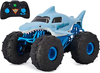 Photo 1 of Monster Jam, Official Megalodon Storm All-Terrain Remote Control Monster Truck Toy Vehicle, 1:15 Scale